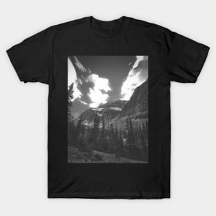 Jasper National Park Mountain Snowy Peak Photo V4 T-Shirt